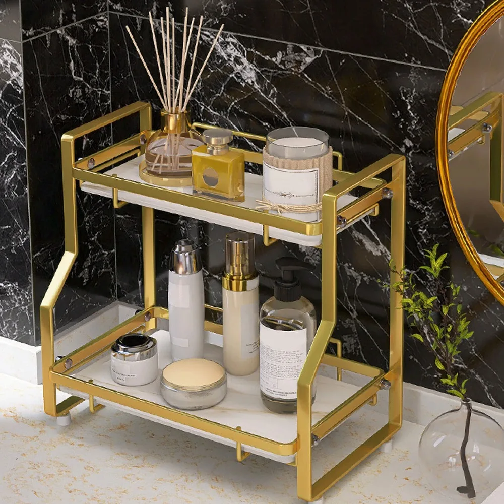 white-and-gold-storage-shelf-iron-2-tier-organizer-shelf-large-capacity-space-saving-standing-rack