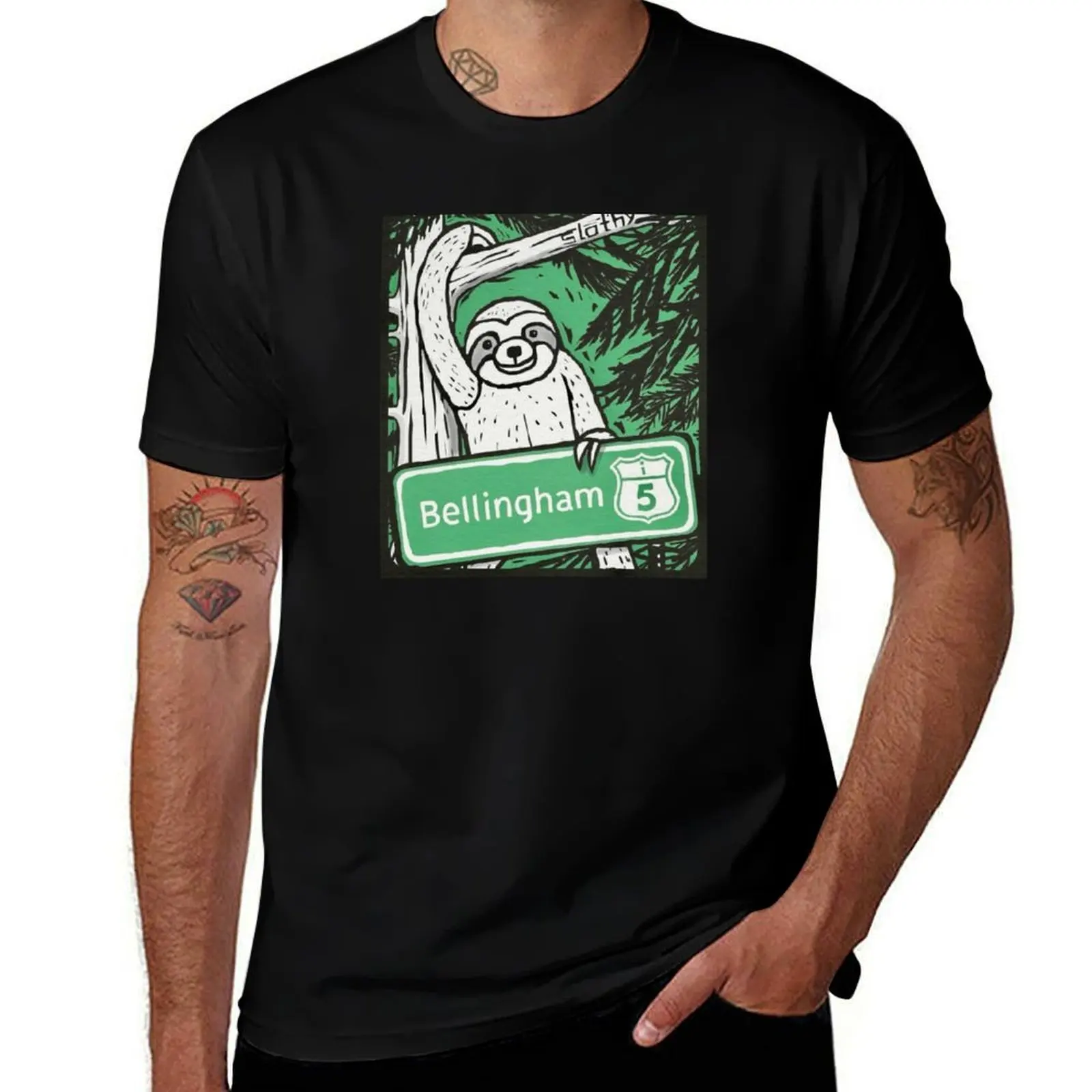 

The Bellingham i5 Sloth T-Shirt graphic t shirt vintage new edition oversized t shirt cute tops sweat shirts, men