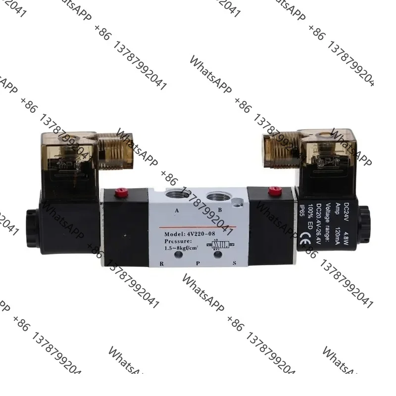 4V220‑08 5/2 Way Pneumatic Solenoid Valve 1/4