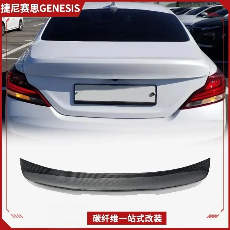 Suitable for Genesis G70 Carbon Fiber Ducktail EPA1 Style Spoiler Fixed Wing Modification