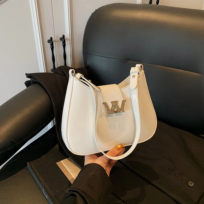 

Designer 2025 Spring Shoulder Bag - Unique Crescent Handbag, Women's Foreign Fashion Trend Purse