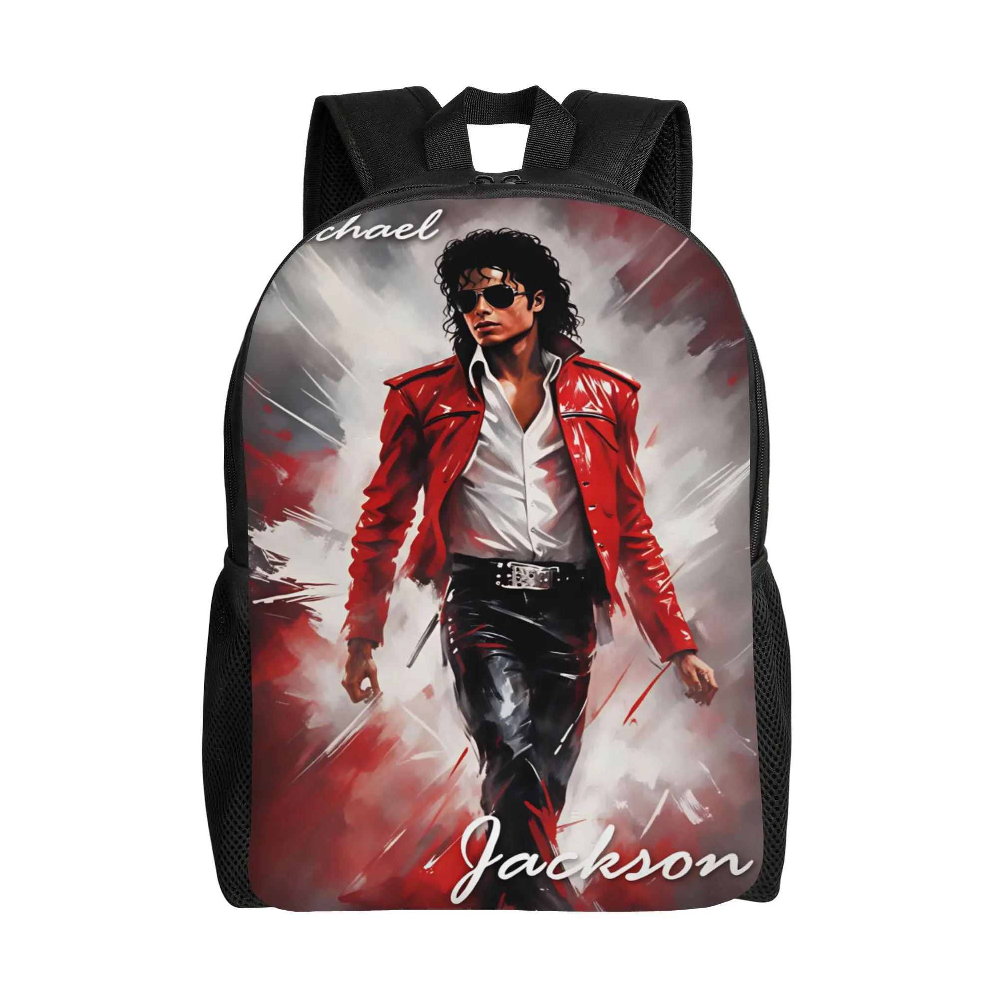 Michael Jackson Backpack  Travel Backpacks Student Custom Durable School Bags Streetwear Rucksack