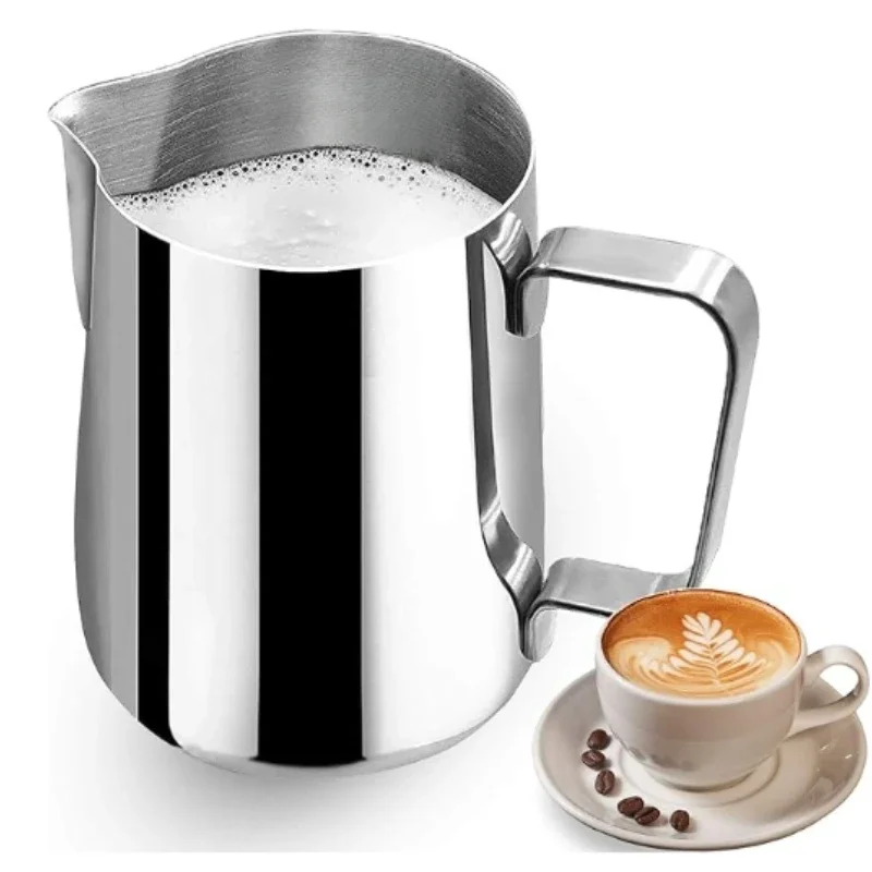 150-600ML Coffee Milk Frothing Jug Latte Art Milk Frother Pitcher Stainless Steel Measurement Jug Milk Pot Coffee Accessories