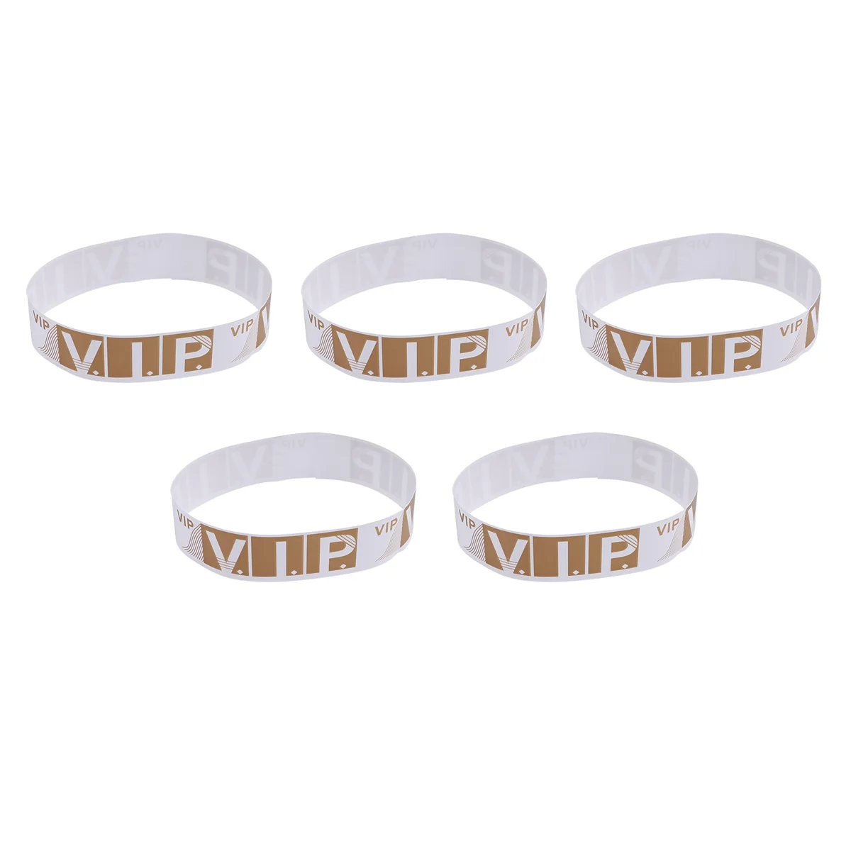ABNP 500 Pcs VIP Wristbands Event Bracelets Personalized Wrist Bands Colored Waterproof Armband