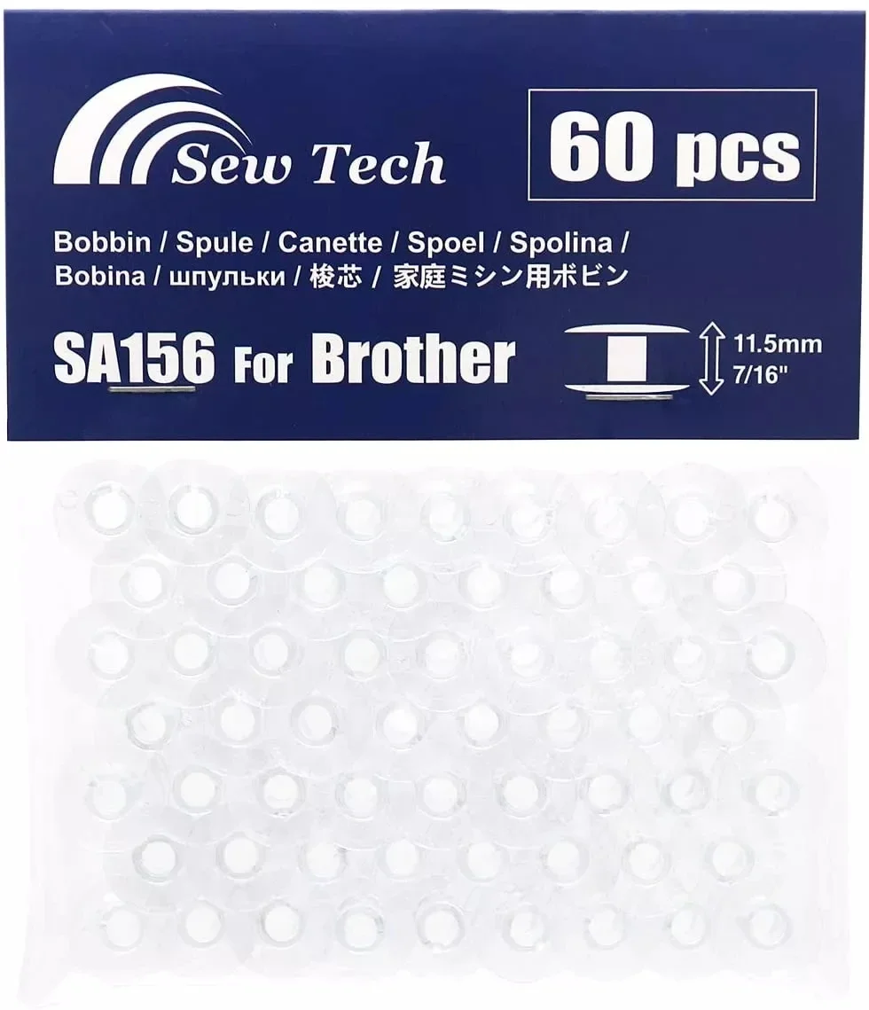 

60 шт.Sew Tech-Бобны для швейной машины Brother, Brother, XM2701, CS6000i, CS7000i, GX37, XR3774, CS5055PRW, XR9550PRW, машина