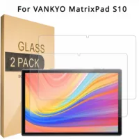 1/2/3PCS Temepred Glass for VANKYO MatrixPad S10 10.1 Protective Tablet Glass on VANKYO MatrixPad S10 10.1 inch Screen Protector