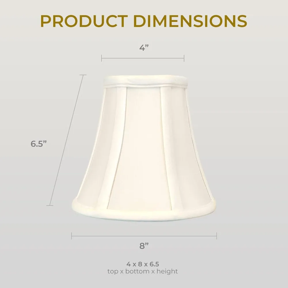 غطاء مصباح True Bell الأساسي مع UNO Fitter، 4x8x6.5، قشر البيض، عبوتان، ملحقات الإضاءة بأسعار معقولة