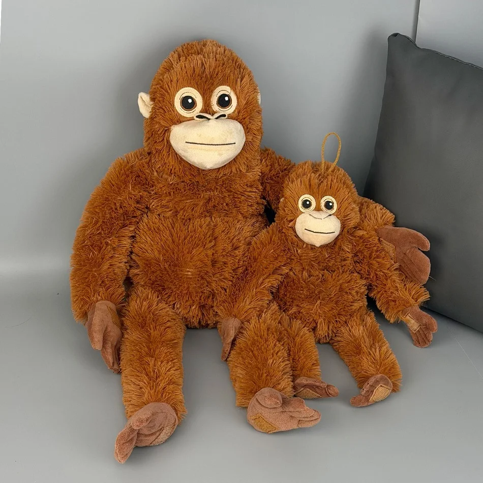 

66CM Creative Funny Orangutan Plush Super Soft Stuffed Long arm Monkey Cute Soothes Animals Doll Toys Room Sofa Decoration Gifts