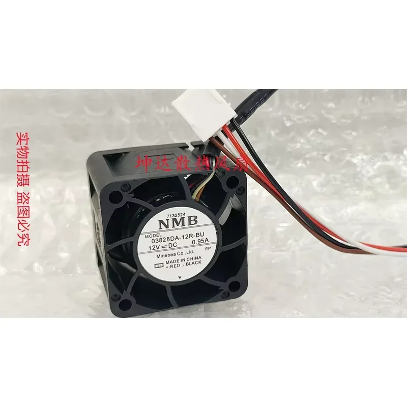 

Ltsf For NMB 03828DA-12R-BU DC 12V 0.95A 38x38x28mm 4-Wire Server Cooling Fan