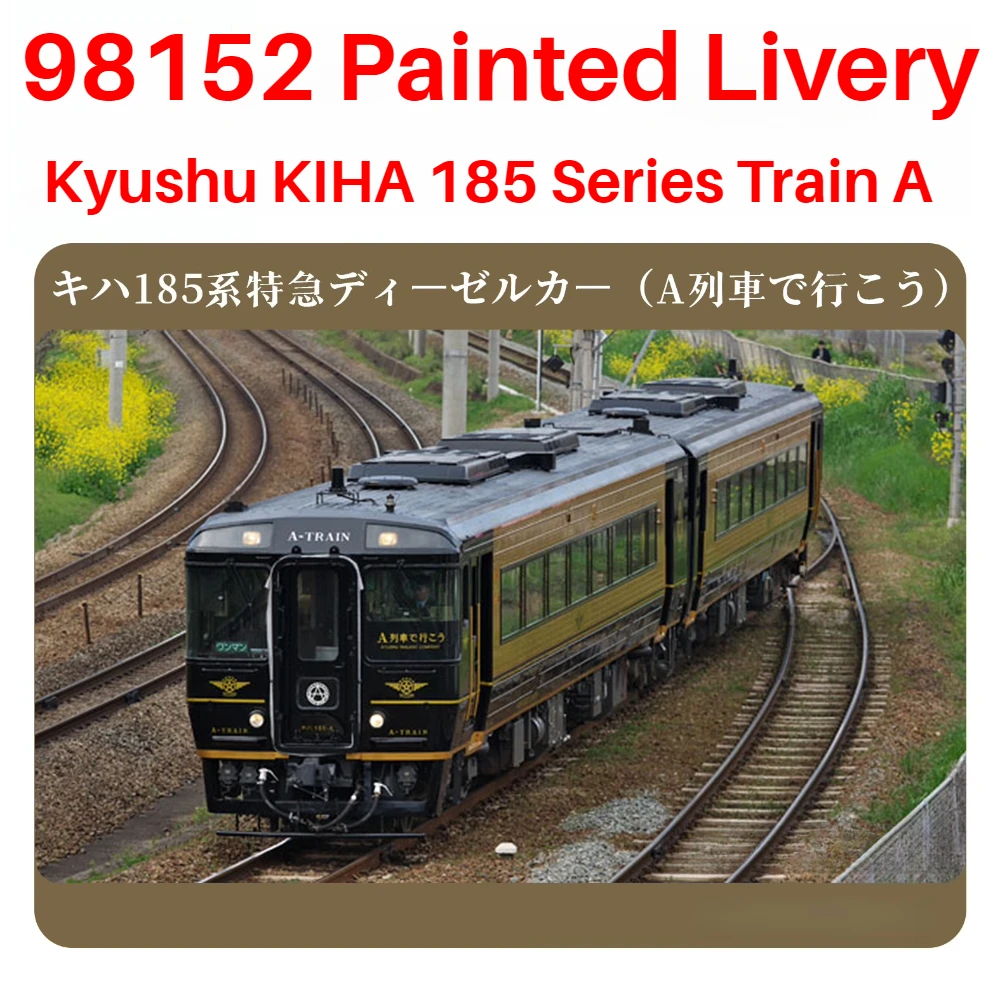 TOMIX N-type 1/160 Train Model Kyushu Kiha 185 Series A Train Diesel Locomotive 98152 2-section Train Set Boy Toy Gift