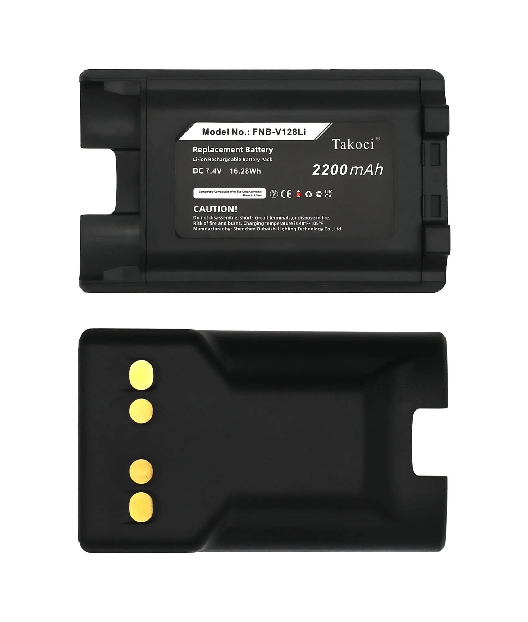 Replacement Battery for Vertex  VX-820, VX-821, VX-824, VX-829, VX-870, VX-920, VX-921, VX-924, VX-929, VX-970, VX-P820