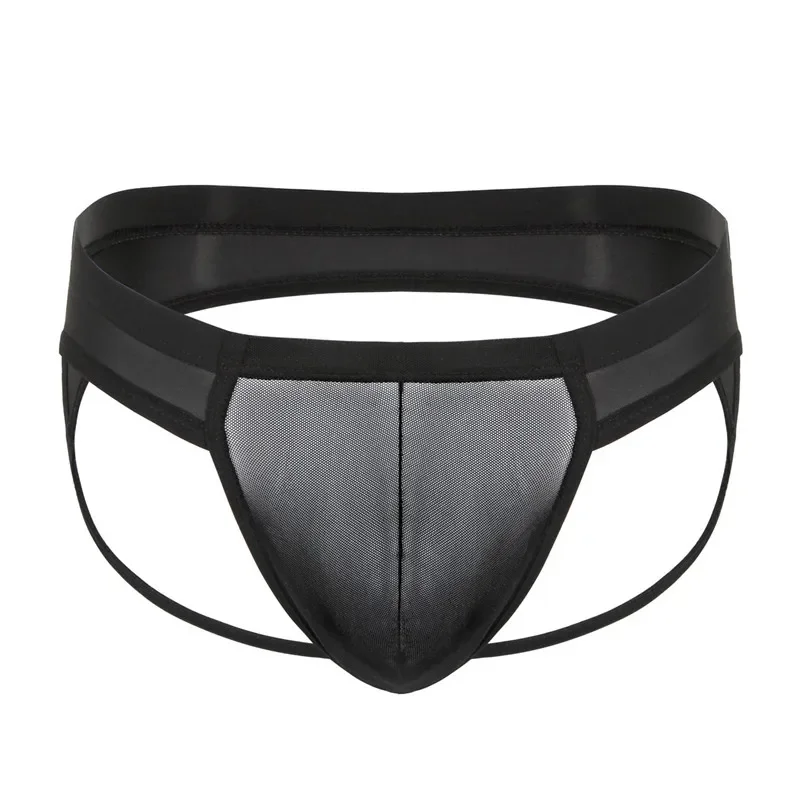 5PCS Men Thong Sexy Underwear Transparent Mesh Gay Men Thongs Sexy Erotic Double Strings Sissy G strings Low Waist Underwear
