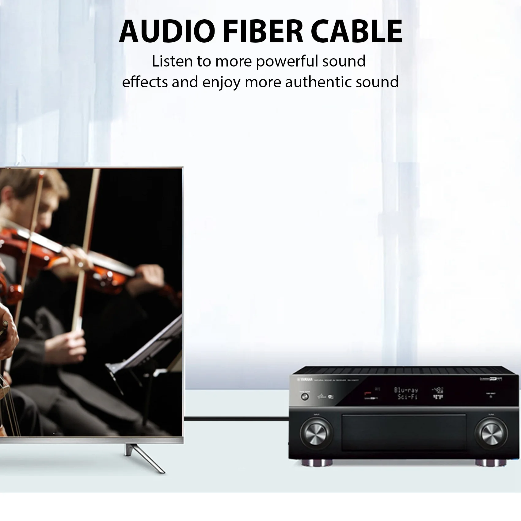 AT77 2M ミニ 3.5 ミリメートルプラグデジタル光オーディオケーブル SPDIF 光ファイバーライン