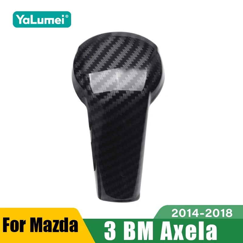 لمازدا 3 BM Axela 2014 2015 2016 2017 2018 مقبض ناقل حركة السيارة والعتاد غطاء رأس الملحقات