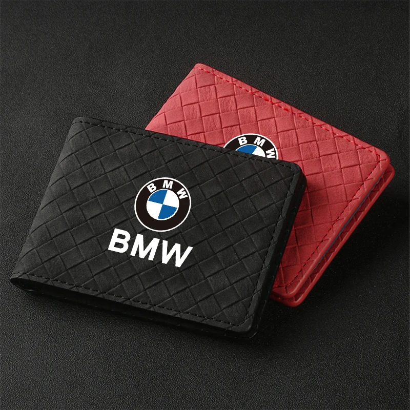 New Car Driver License Cover ID Card Wallet For BMW X1 X2 X3 X5 X4 X6 X7 G30 G20 G32 G11 G12 F40 F30 F20 F10 F34 F07 F44 G15 G16