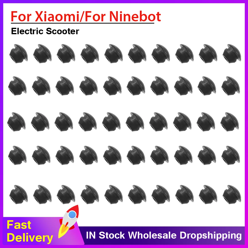 50/100PC Tire Wheel Hub Cap Rubber Plug For Xiaomi M365 Pro 1S Mi3 E-Scooter For Ninebot Max G30 G30D G30LP Wheel Air Hole