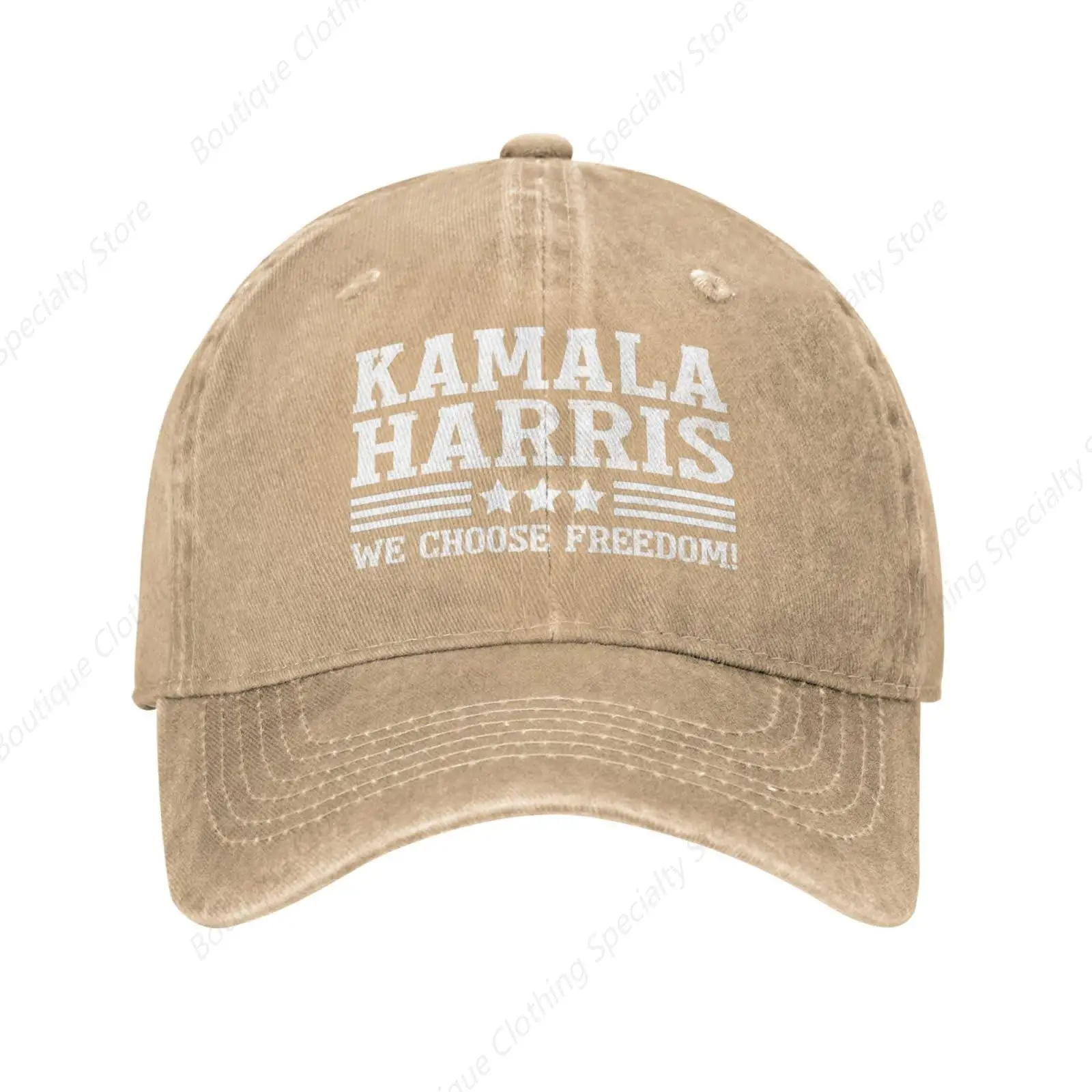 We Choose Freedom Vote Kamala Harris for President 2024 Hat Denim Hat Cap Men Women t Shirt tee Flag Tshirt