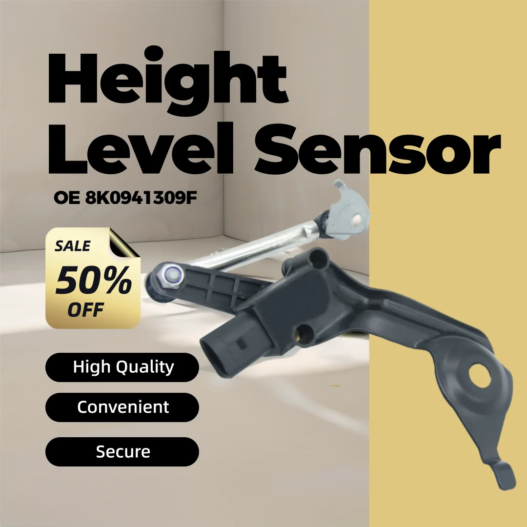 Rear Left NEW 8K0941309E Headlight Level Sensor For Audi A4 Avant S4 A5 RS5 B8