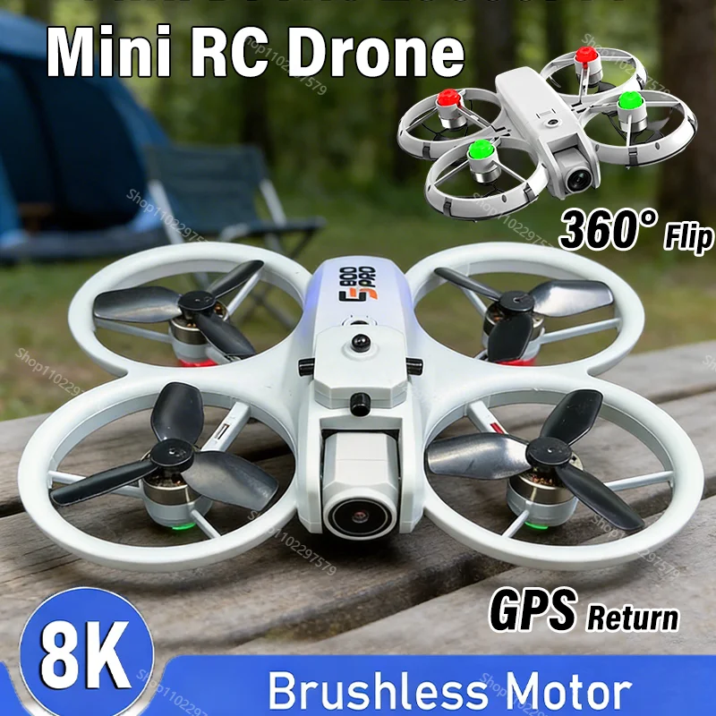 

Мини-дрон с камерой ES800Pro, дистанционным управлением, LED-подсветкой для ночных полетов, 8K профессиональная съемка, 3-осевой стабилизатор, умные функции, FPV квадрокоптер, игрушка