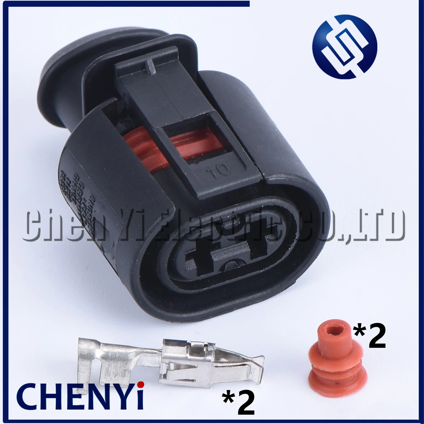 1 set 2 Pin car waterproof connector 3.5 female 357973202 6N0927997 Sensor plug cable connector 357 973 202 6N0 927 997