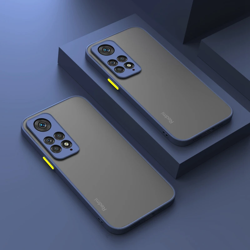 Fall Für Xiaomi Redmi Hinweis 11 Pro 5G Abdeckung Coque Funda Matte Transluzente Stoßfest Harte PC Schutzhülle Telefon stoßstange Mi Hinweis 11S – Detail 2