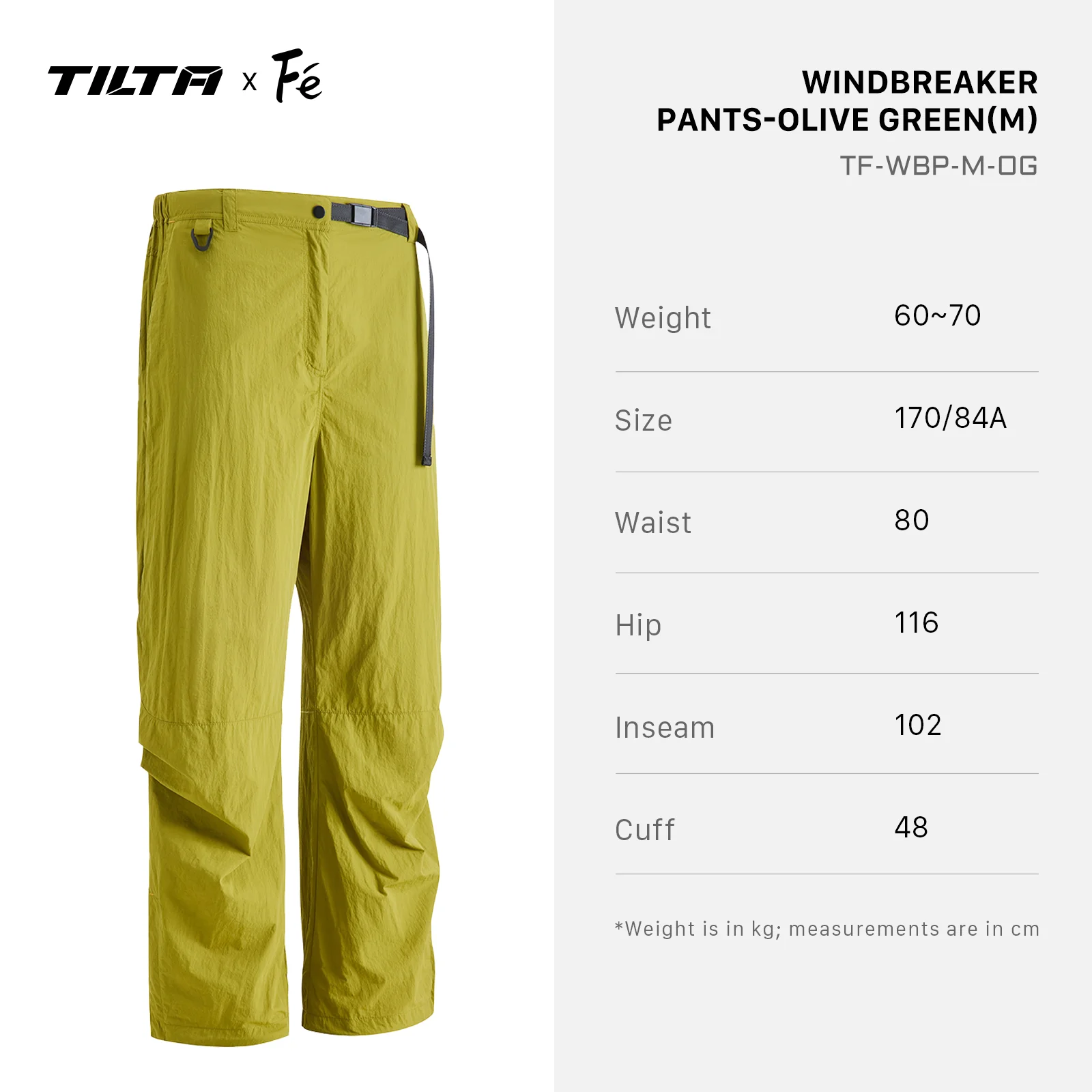 TILTA Fe design Zonbescherming Windjack Broekenset Outdoor Schietjas Kleding Sneldrogende huid Windjack Anti-UV-jas