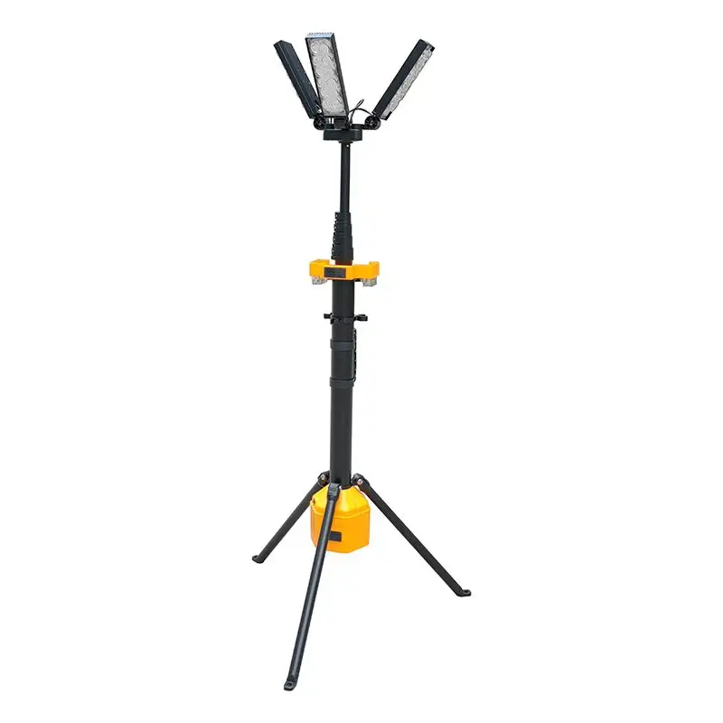 Hot Selling Rechargeable 180W LED Working Light Tower with Telescopic Mast for Construction Site Emergency Portable Lighting
