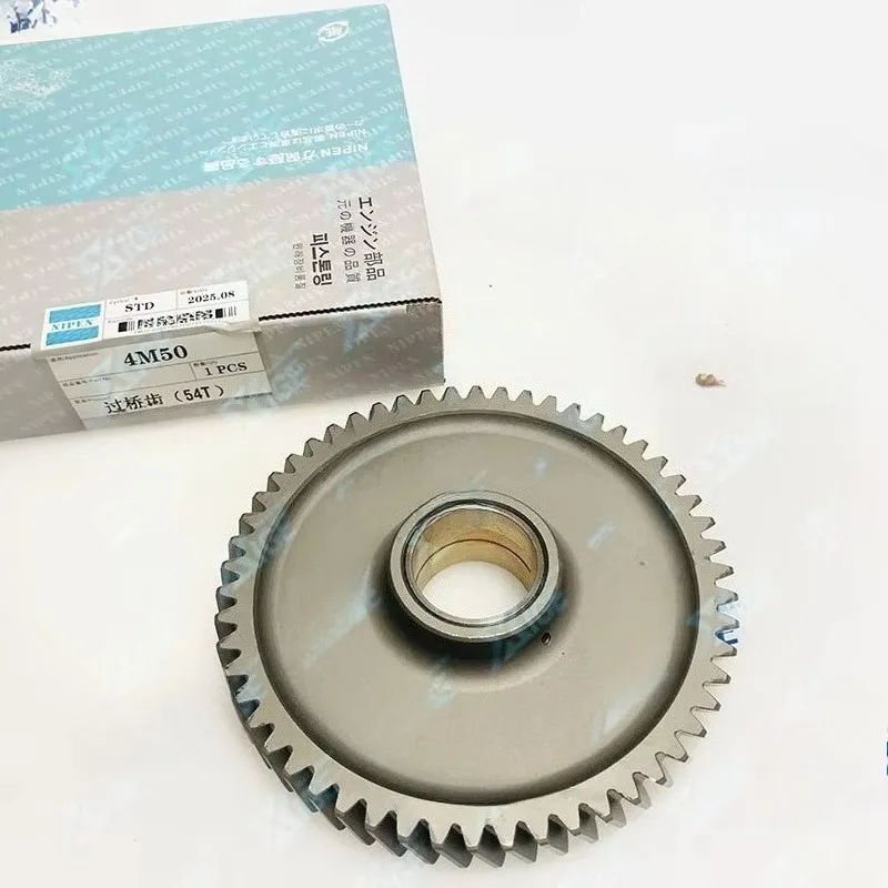 i380289163 ME223654 54T Timing Bridge Gear Bushing Train Engine 4M50 4M50T Camshaft Idler for HD820V SY215-9 SY215-10 Excavator