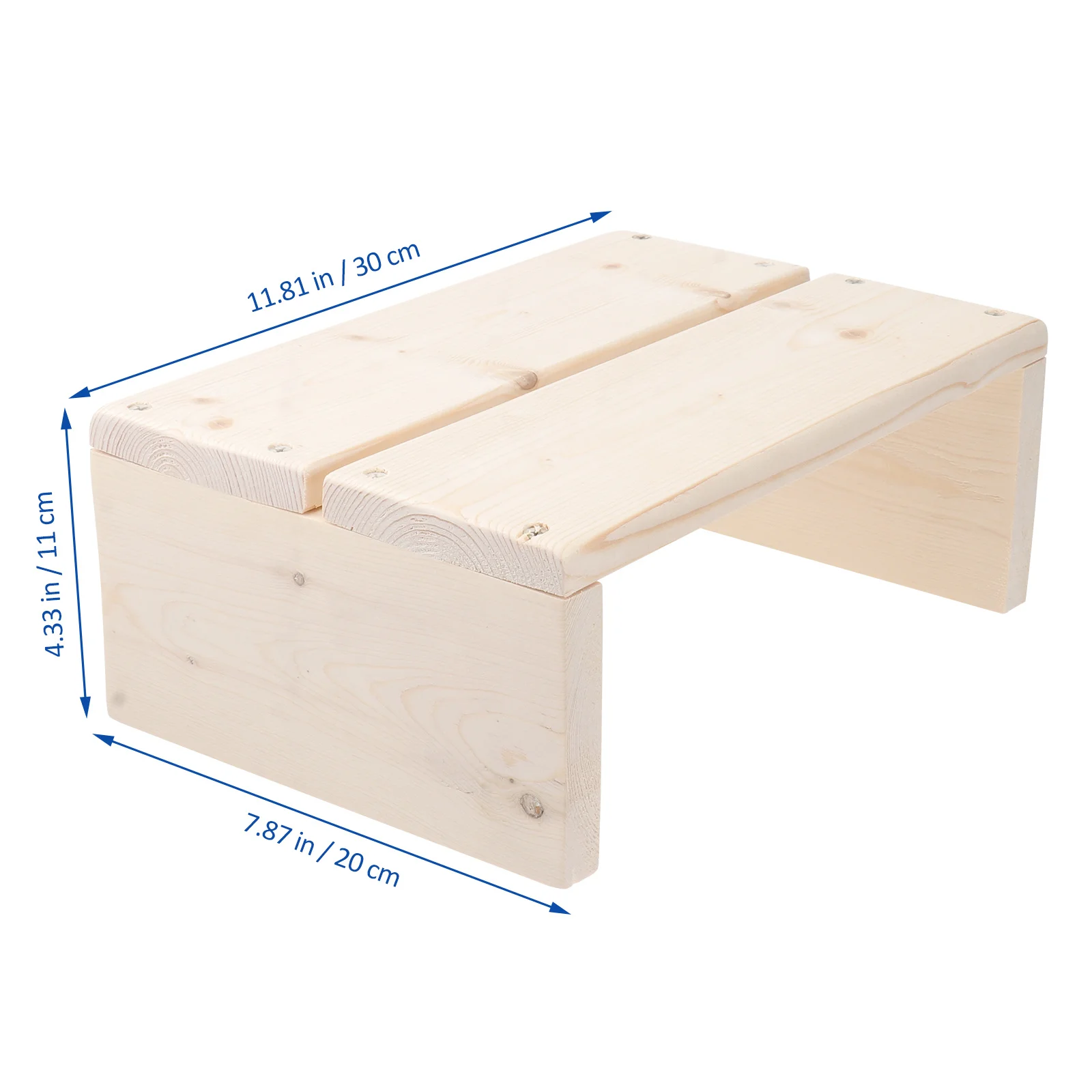 

1Pcs Bathroom Stool Footrest for Kids Non Slip Wooden Step Stool High Base Plate Kitchen Raising Footstool Children Potty