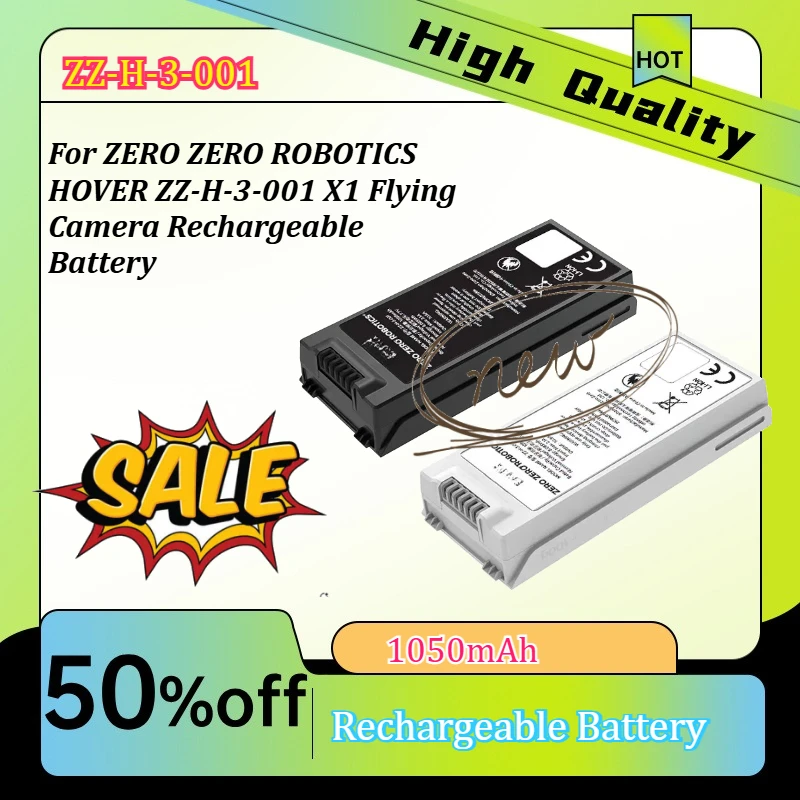 1050mAh 7.7V for ZERO ZERO ROBOTICS HOVER ZZ-H-3-001 X1 Flying Camera Rechargeable Battery