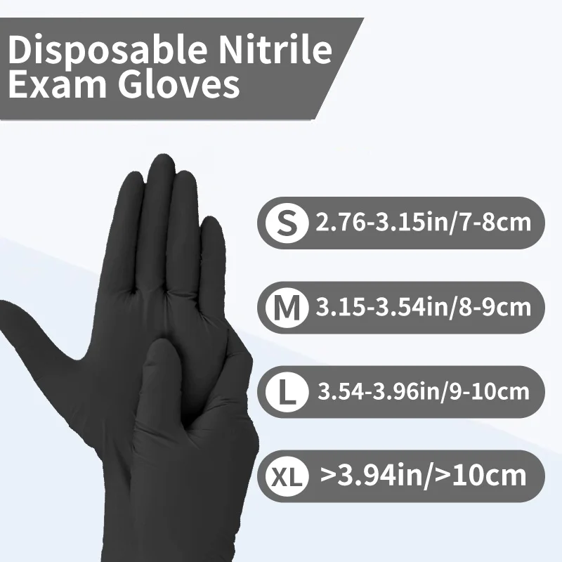 100-1000Pcs Sarung Tangan Nitr - Exam Glove Nitrile ulasan dan harga
