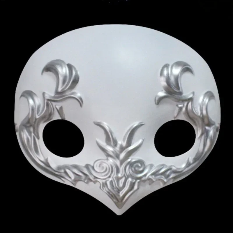 Halloween-Maske Cosplay Spiel Final Fantasy XIV FF14 Venat Emet Selch Mask Serie Ff14 Halbgesichtsmaske Ancient Man Venet Cos Maske