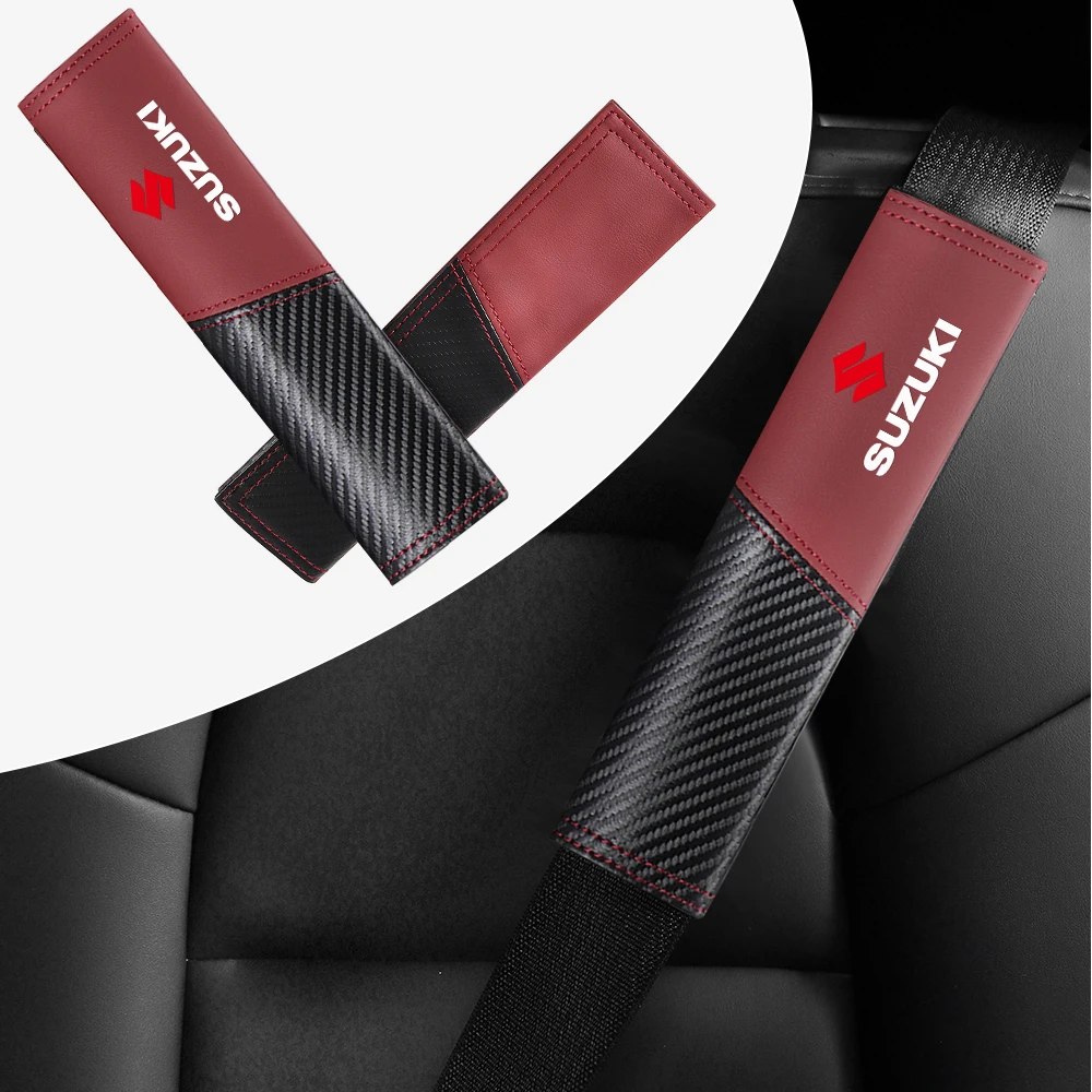 

2 шт. накладки на ремни безопасности для автомобиля, регулируемые, для Suzuki Swift, Jimny, Grand Vitara, Samurai, Alto, Scross