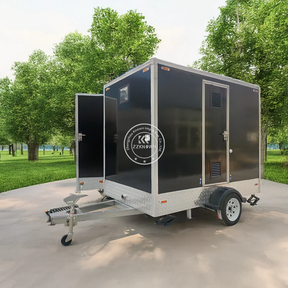 

Luxury Portable Restroom Trailer Toilet Manufacturers Outdoor Portable Toilets Camping Mobile Restroom Toilet Trailer For Sale