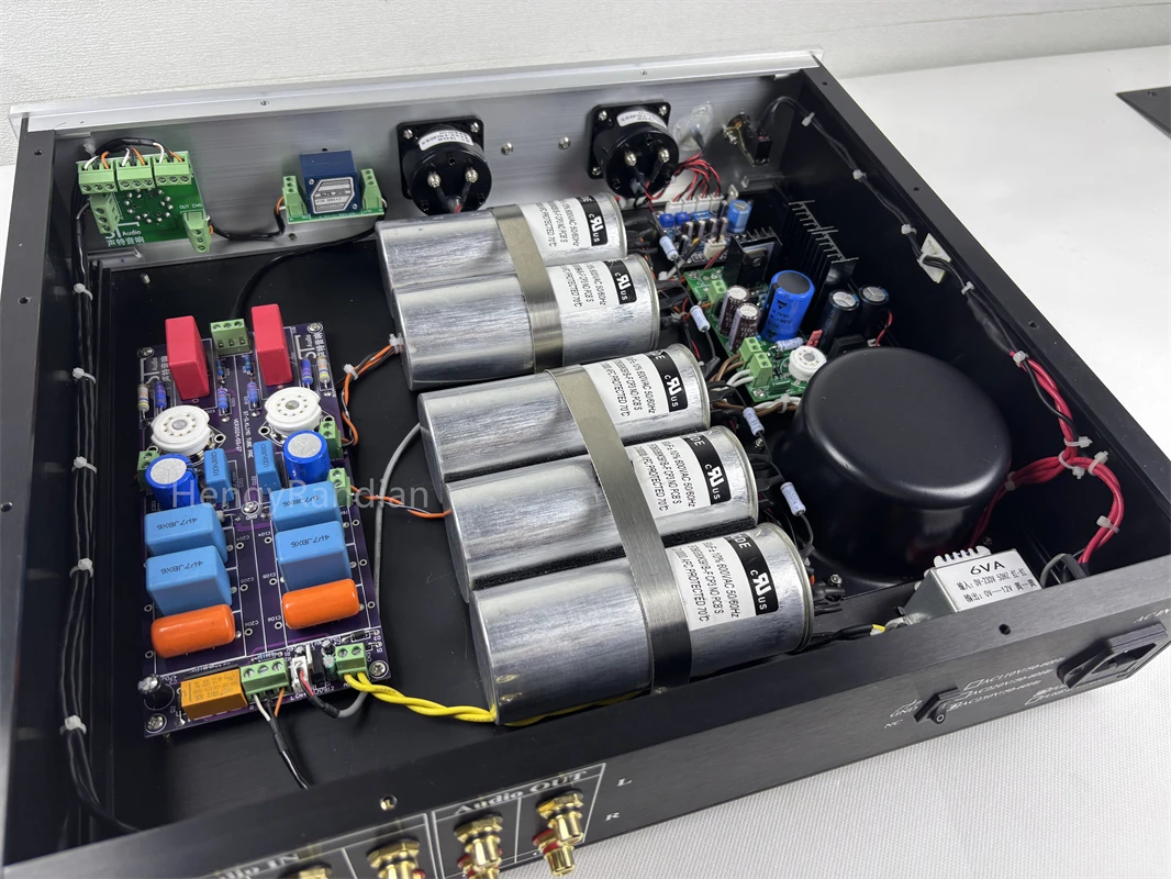 Refer High-end German D.KLIMO 6922.ECC88,6DJ8 Electronic Tube Preamplifier.RCA*4 RCA*2