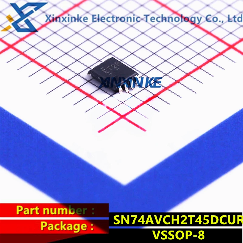 10PCS SN74AVCH2T45DCUR VSSOP-8 Mark:ET2R T2EZ Translation - Voltage Levels DUALBDUALSplyBUS Transw/CnfgrbleVltg Brand New