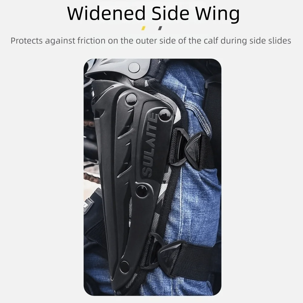 Adjustable Motorcycle Elbow Pads Anti-Fall Widened Side Wing Motorcycle Knee Pads Motocross Riding Protective Gear