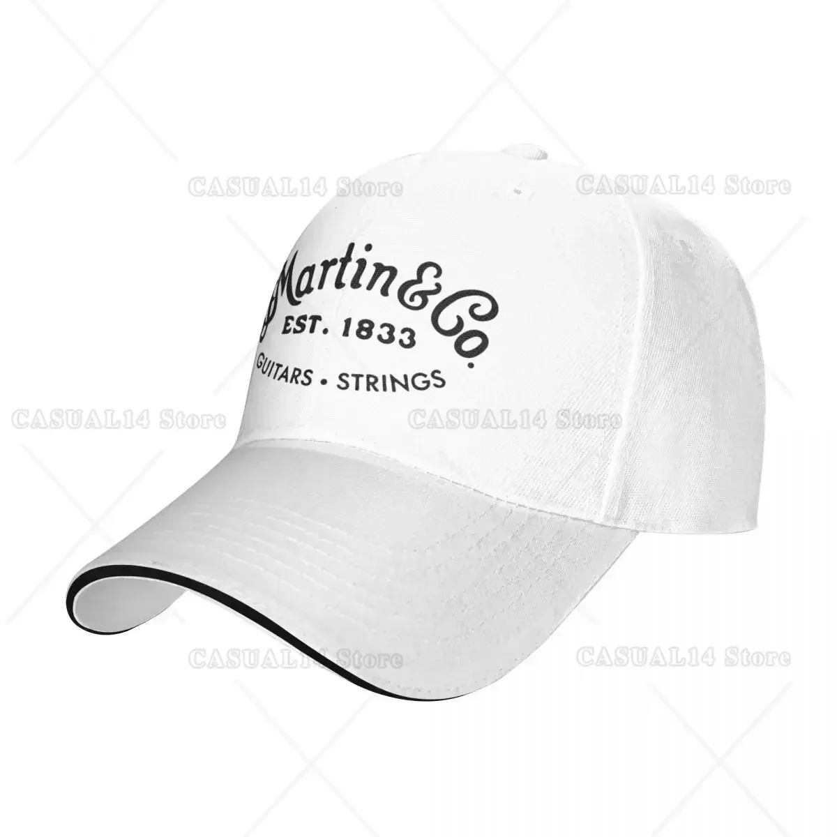 Authentic Martin Guitar Black Design Cap Baseball Cap Streetwear Winter Hats Woman Men