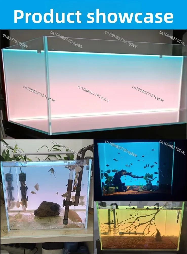 Fish Tank Background Light Board Rgbw Colorful Gradual Change Acrylic Led Light-emitting Board Aquatic Plant Tank Landscaping - view 5