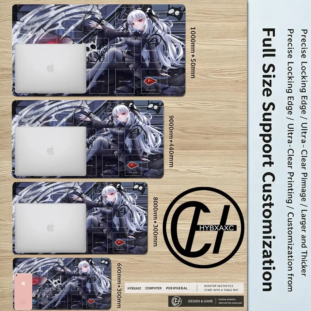HD Yu-Gi-Oh Playmat A-Bao A Qu, the Lightless Shadow YGO Mat TCG Yugioh M-313 Mouse Pad