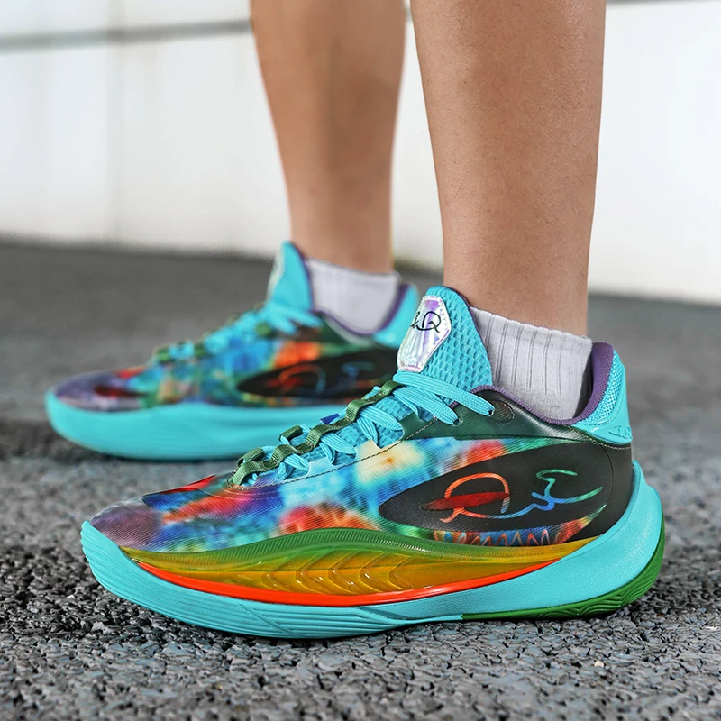 

Wade Practical professional basketball shoes men's low-top breathable anti-slip and wear-resistant student sports shoes