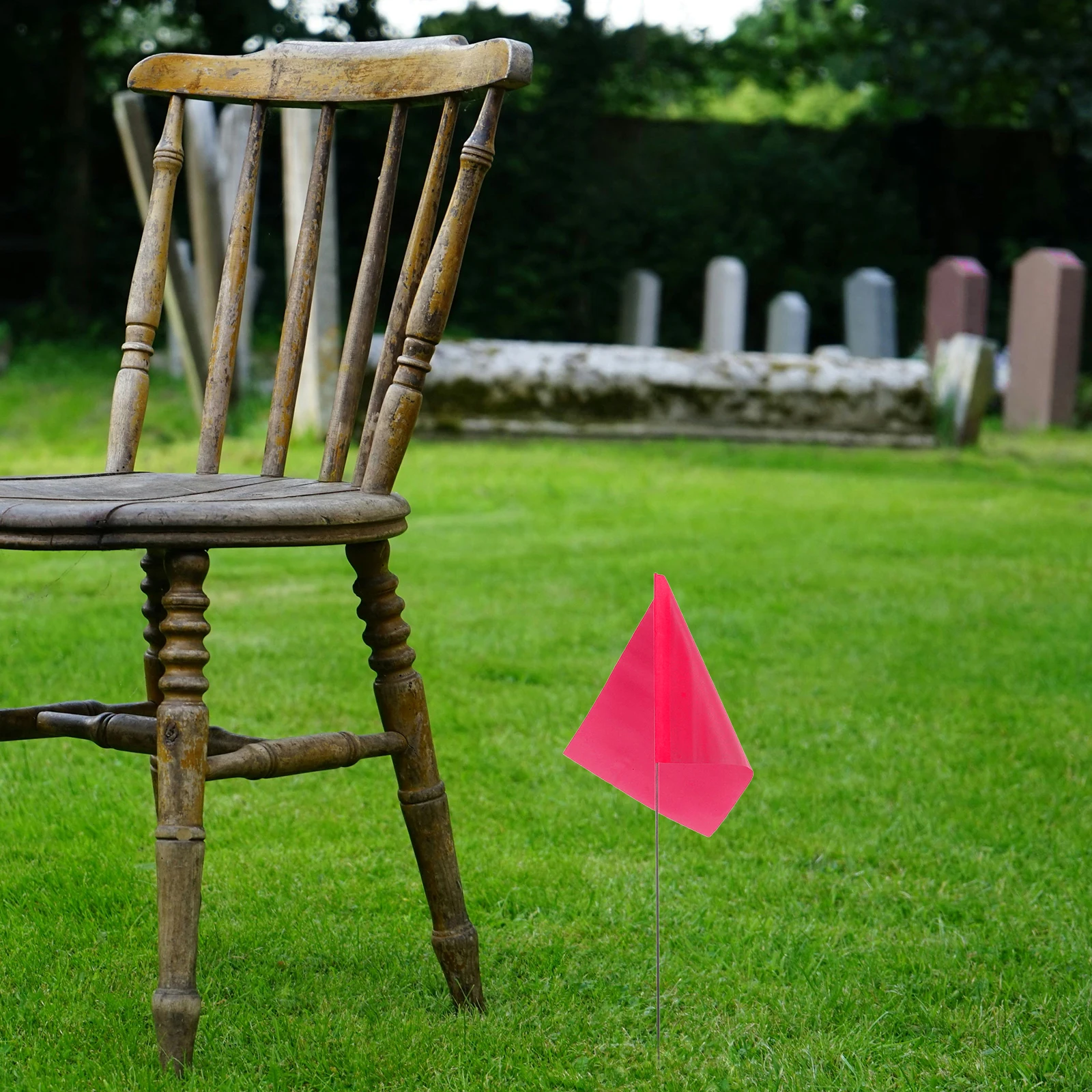 

50pcs Lawn Marking Flags Bright Landmark Versatile Reusable Durable Garden Signs Yard Marker Outdoor Tools for outside