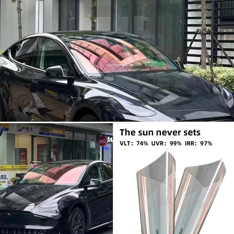 

75% Visible Light Chameleon Red Nano Ceramic Auto Window Solar Tinting Film