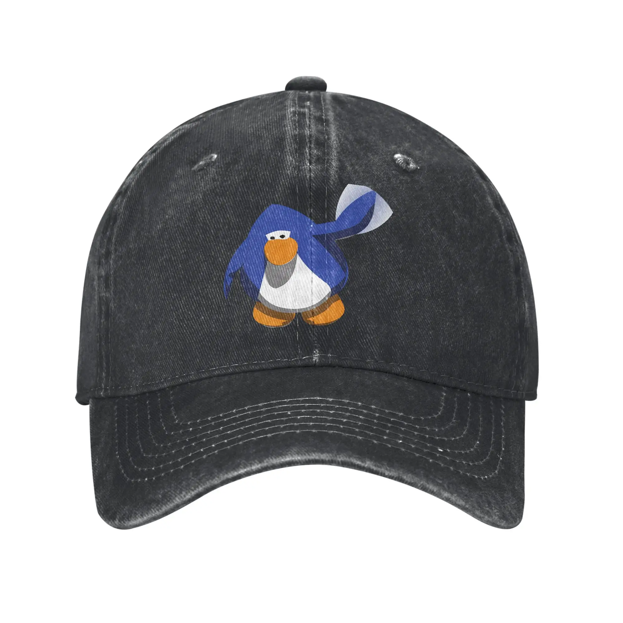 Wave Club penguin Fashion Baseball Cap  Fashionable Man Hat  Camping Picnic Man Hat