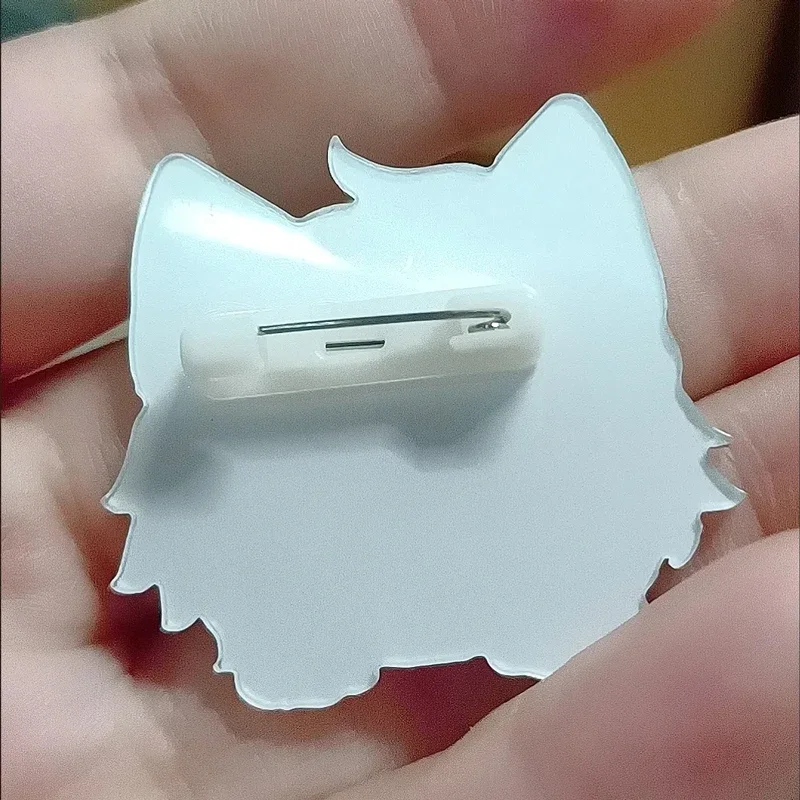 Game Impact Tighnari Nahida Rabbit Ears Acrylic Brooch Key Ring Kids Keyring Boy Girl Pin Anime Badges Bag Keychain Jewelry