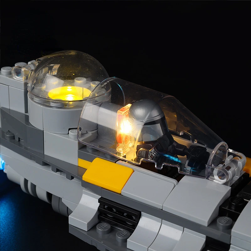 Kein LED-Lichtset für LEGO The Mandalorian's N-1 Starfighter 75325 Bausteine