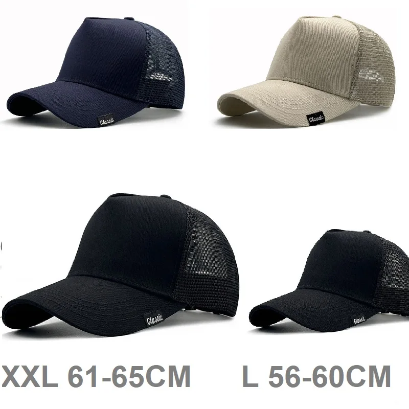 BIG head OVERSIZE 56-60CM/61-65CM Men Women Baseball Cap Casual  Fishing Outdoor Sun Protection