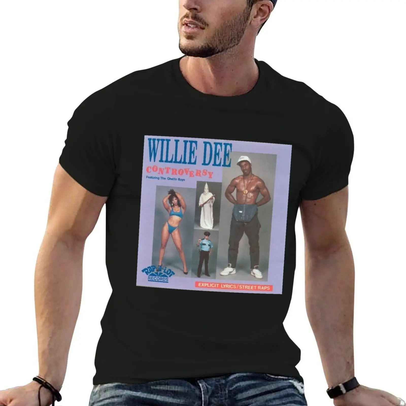 Camiseta Willie D Controversy Hip Hop 1989, camiseta deportiva transpirable de manga corta