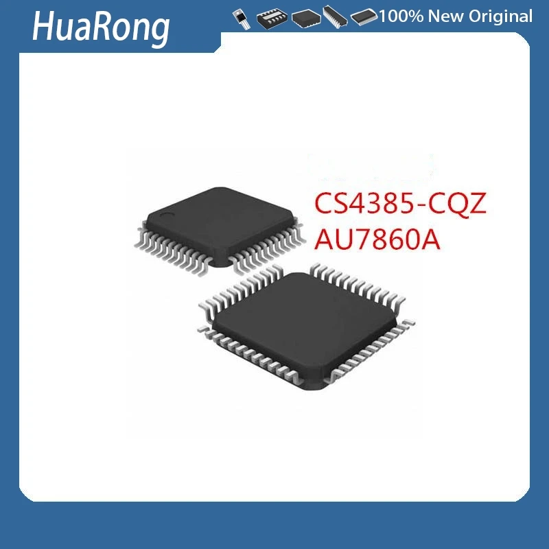 2PCS/LOT    CS4385-CQZ   CS4385    AU7860A      LQFP48