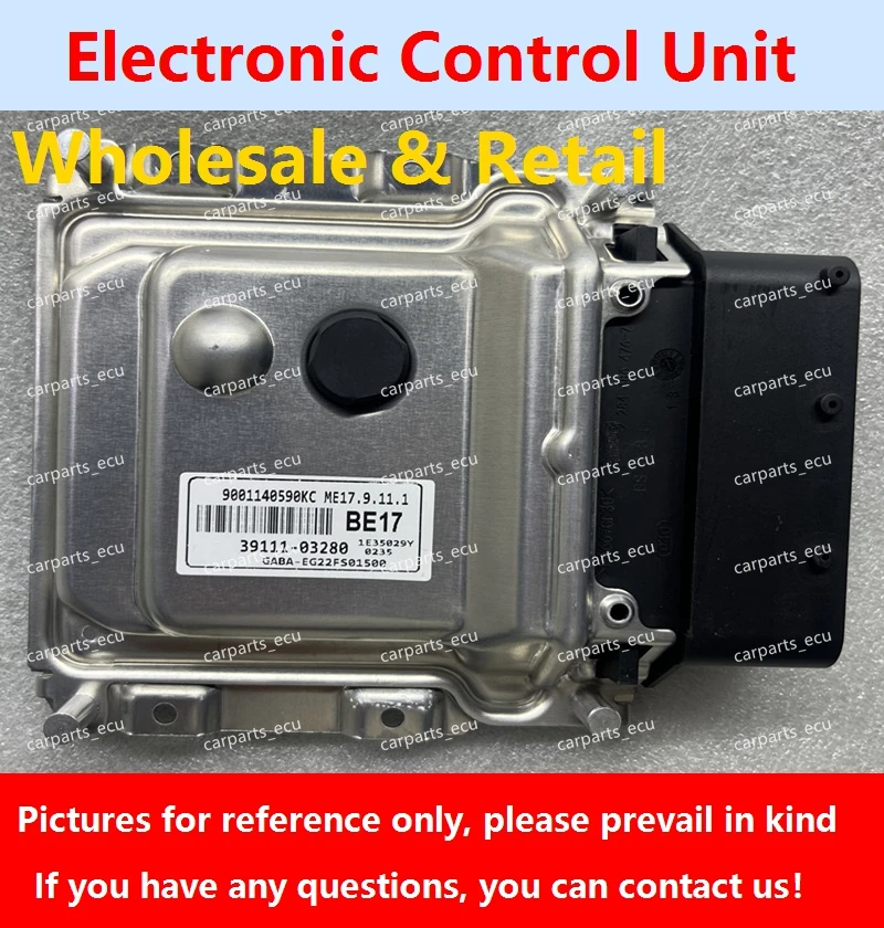 

For Hyundai Elantra Car Engine Computer Board/ECU/ME17.9.11.1 39111-03280 BE17/39128-2B460 S55A/39111-03545 A40/39111-03295 BE20